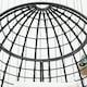 image 8 of Outsunny Swivel Egg Chair Rattan Outdoor Chair with Cushion for Patio Black