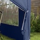 image 9 of Outsunny 3 x 3 m Garden Pop Up Gazebo, Wedding Party Tent Marquee, Water Resistant Awning Canopy with Sidewalls, Windows, Carry Bag, Blue