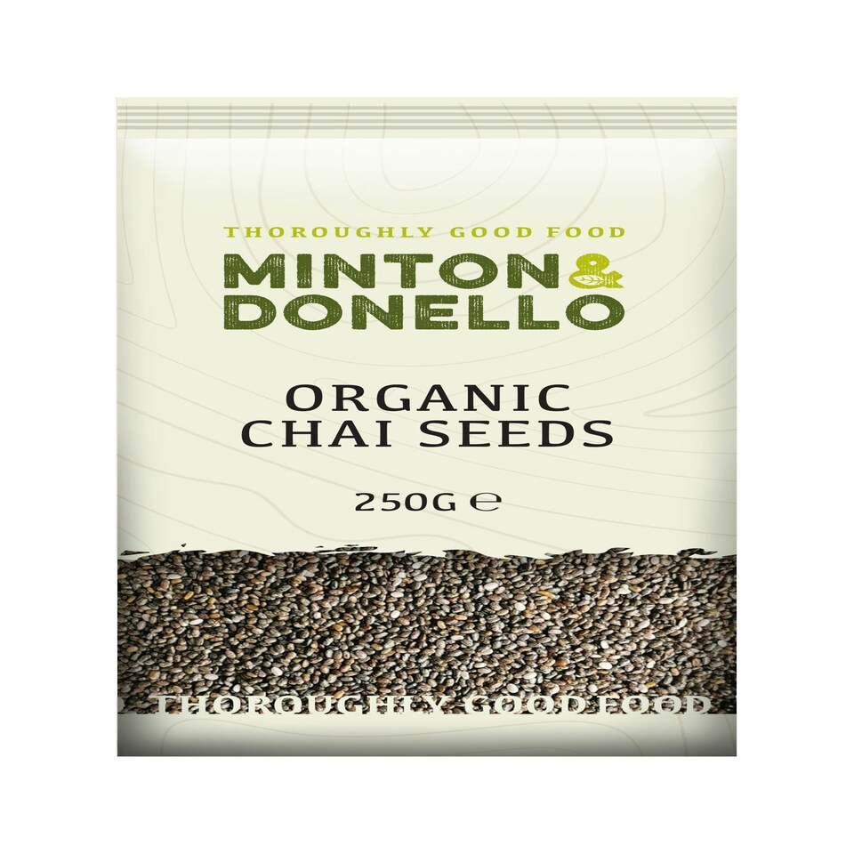 image 1 of Minton & Donello Organic Chia Seeds 6 x 250g