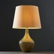 image 2 of ValueLights Pair of Gold Table Lamp With Beige Shades
