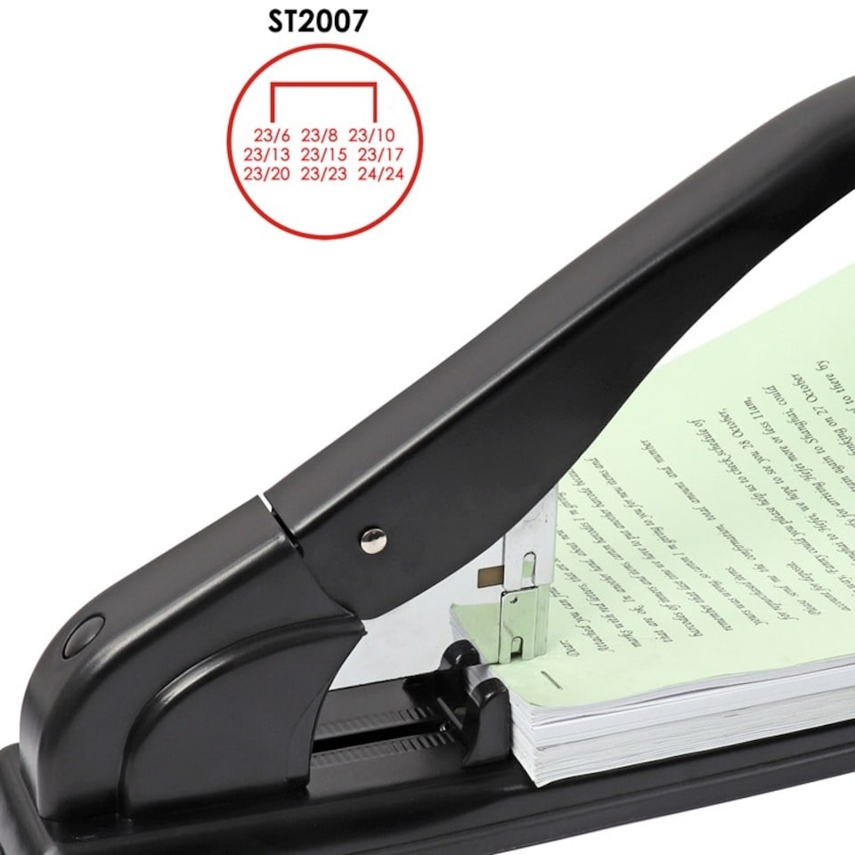 image 1 of Metal Heavy Duty Desk Stapler - 200 Sheet Capacity ST2007
