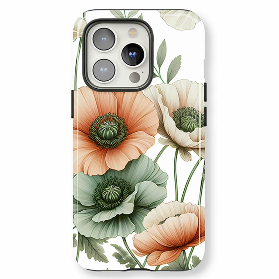 image 1 of Poppy Phone Case | Green | iPhone 16 Plus
Tough | iPhone 16 Plus
Tough