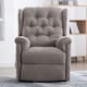 image 6 of Barnsley Fabric Electric Dual Motor Rise Recliner Mobility Armchair (Brown)