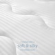 image 5 of Snuggledown Luxurious Hotel Temperature Control Mattress Topper, Medium Support, Double | White | Double | 1