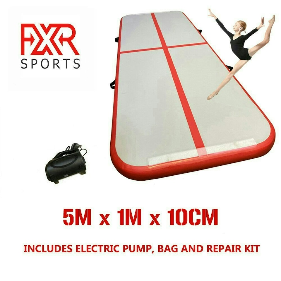image 1 of 5M Air Track Gymnastics Inflatable Tumbling Air Mat with Electric Pump
