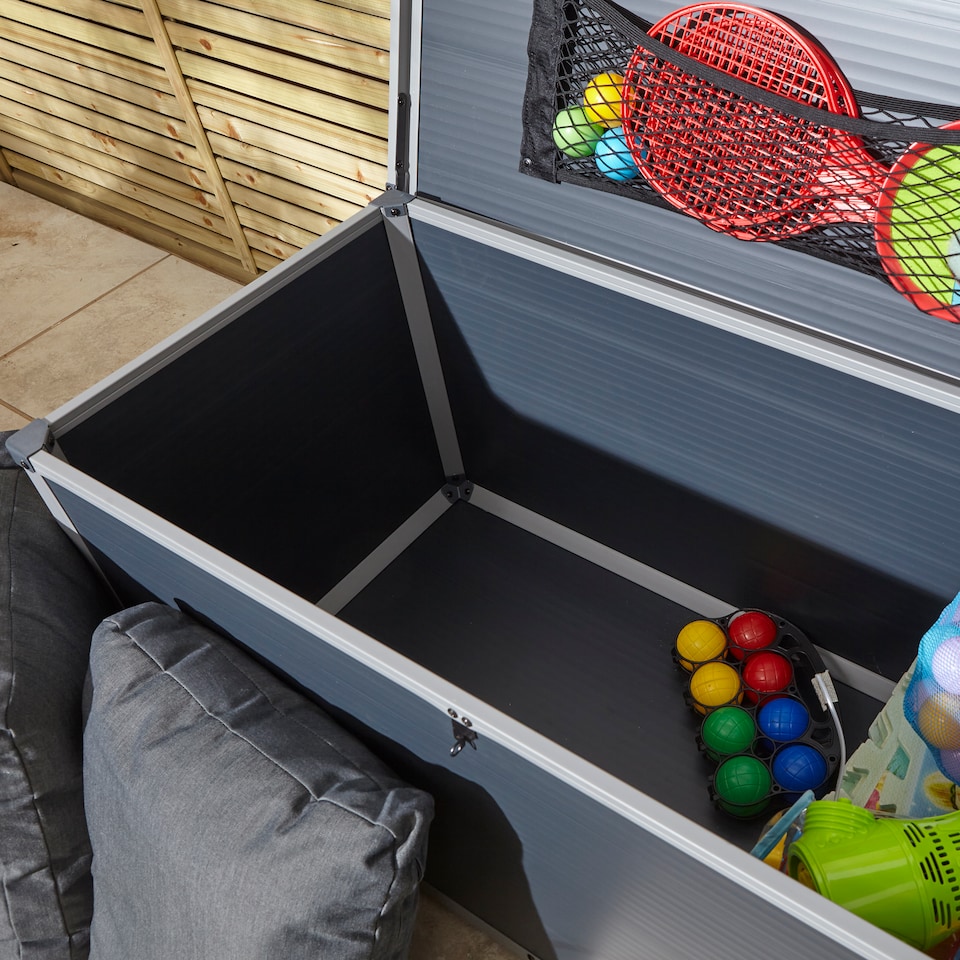 image 1 of Rowlinson Airevale Storage Box 4x2 Dark Grey