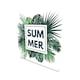 image 1 of Tropical Green California (Canvas Print) 116cm x 116cm