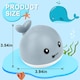 image 3 of LED Whale Bath Toy – Light-Up Spray Fountain for Baby and Toddler Bathtime Fun