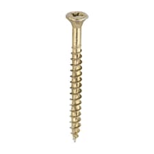Timco - Velocity Premium Multi-Use Screws - PZ - Double Countersunk - Yellow  (Size 3.5 x 40 - 200 Pieces)