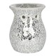 image 3 of Something Different Crackle-Effect Oil Burner - Silver - L