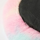 image 3 of OHS Round Fluffy Calming Pet Dog Plush Cushion Bed, Medium - Multi