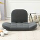 image 9 of COSTWAY Folding Floor Game Chair Adults Lazy Sofa Chair Grey