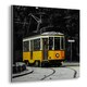 image 1 of Metal Art Tram Brushed Aluminium Print
