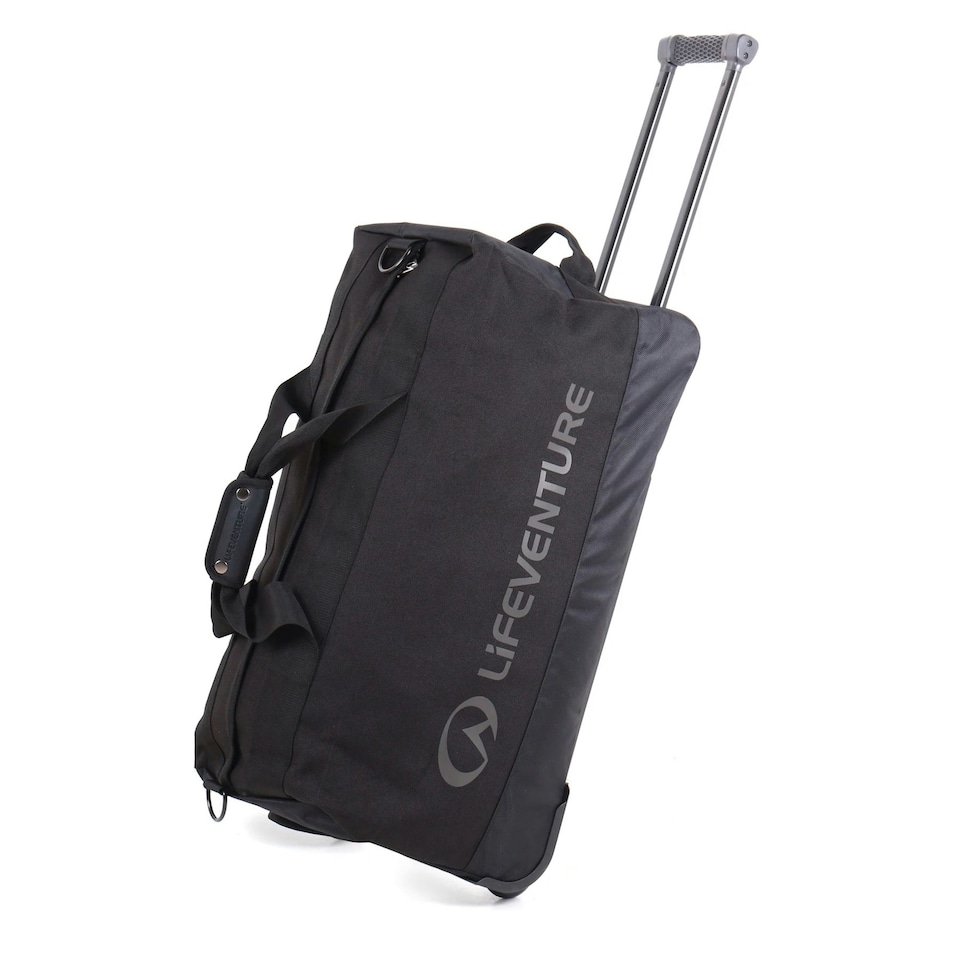 image 1 of Lifeventure Wheeled Duffle Bag Suitcase 100L | Black | Large