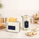 image 8 of HOMCOM 1.7L 3000W Boil Kettle and Toaster Set | Cream