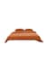 image 1 of Living and Home 3Pcs Bedding Solid Duvet Cover with 2 Pillowcase Set,Orange | Orange | King
