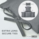 image 6 of Homescapes Luxury Waterproof Egg Chair Cushion With Headrest - Grey