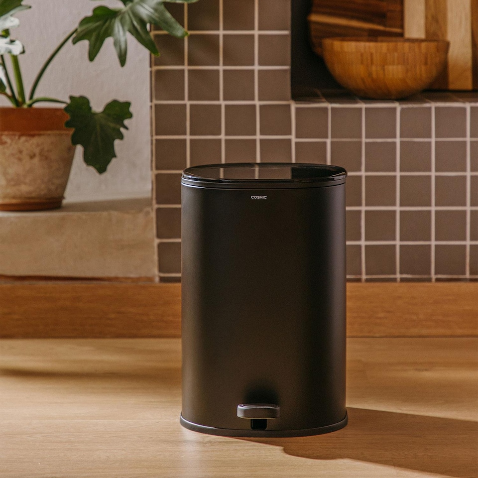 image 1 of COSMIC Bathroom Bin Trash Can 5L Pedal Soft-close Mandarin Essentials Collection