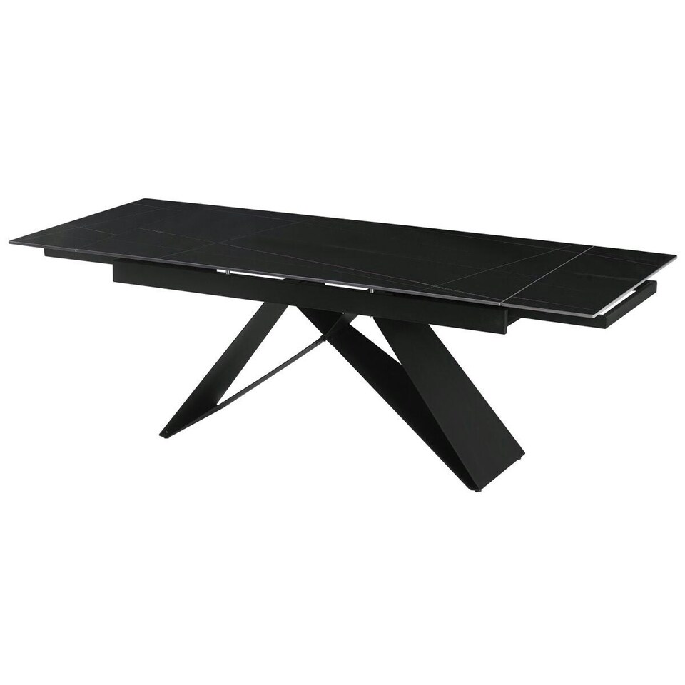 image 1 of Dining Table Home ESPRIT Black Metal Ceramic 160 x 90 x 75 cm N/A