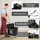 image 7 of HOMCOM 20L Compact Mop Bucket with Wringer on Wheels Black