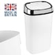 image 2 of Dihl 50L Sensor Bin White / Chrome White | 50