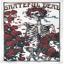 Grateful Dead Textile Poster: Skeleton & Rose