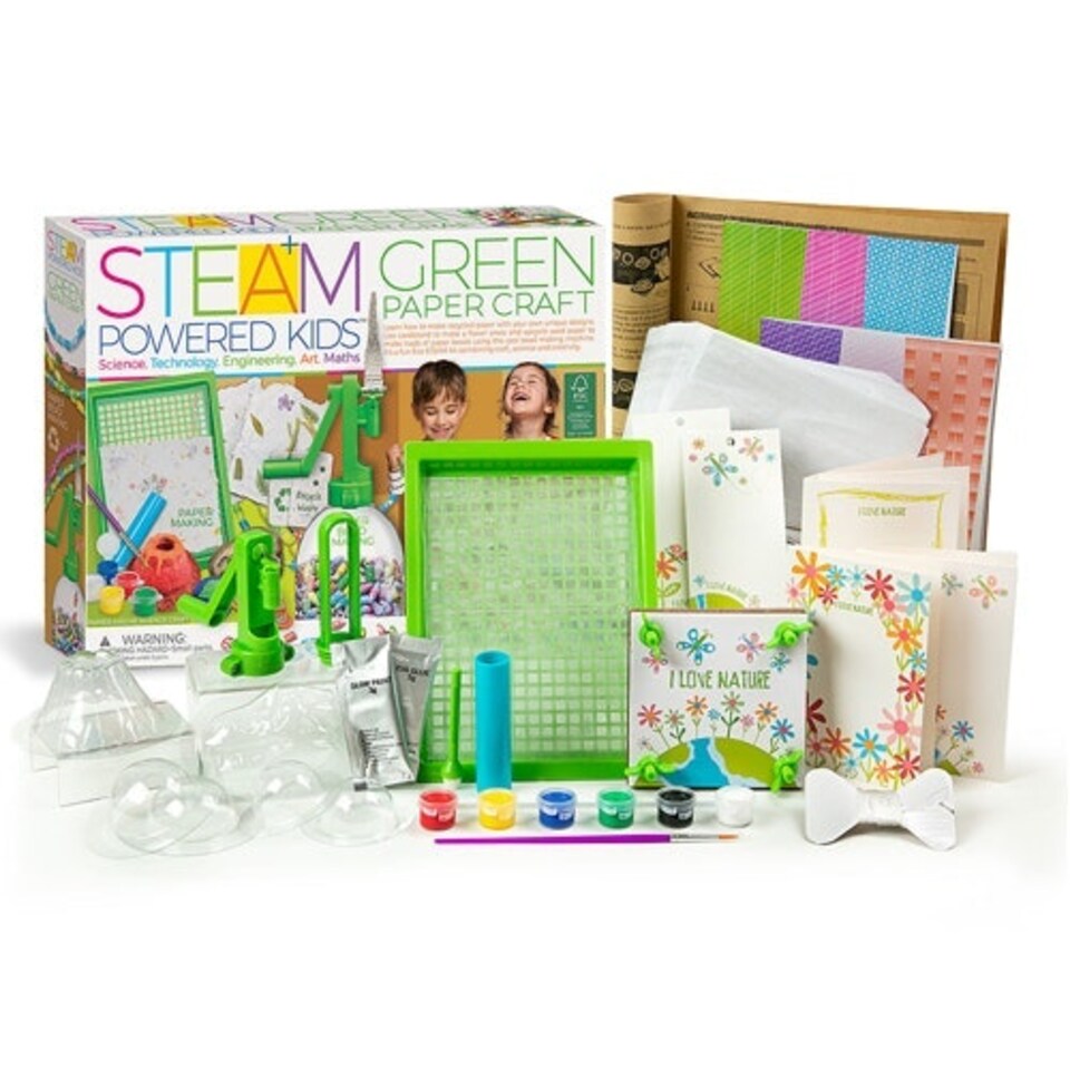 STEAM Powered Kids - Green Paper Craft