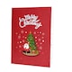 image 4 of Festive Scene Xmas Tree and Santa Claus 3D Pop Up Christmas Card