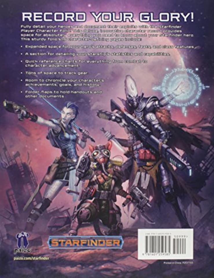 image 1 of Starfinder Player Character Folio