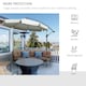 image 6 of Outsunny 2.7m Garden Cantilever Banana Parasol Sun Shade w/ Crank, Cream White