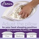 image 5 of Aamira Premium Orthopaedic Shredded Memory Foam Bed Pillow 70x45 cm, Neck Support | White | White | 70x45 cm | 1