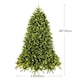 image 2 of COSTWAY 5FT Pre-Lit Artificial Christmas Tree with LED Lights & 8 Lighting Modes Green