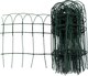 image 1 of Garden Border Fence Lawn Edging Green PVC Coated Wire Edge Fencing 10m (Height 400mm)