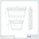 image 5 of Harbour Housewares 42L Collapsible Laundry Basket - Washing Clothes Storage Hamper Bin White | Grey
