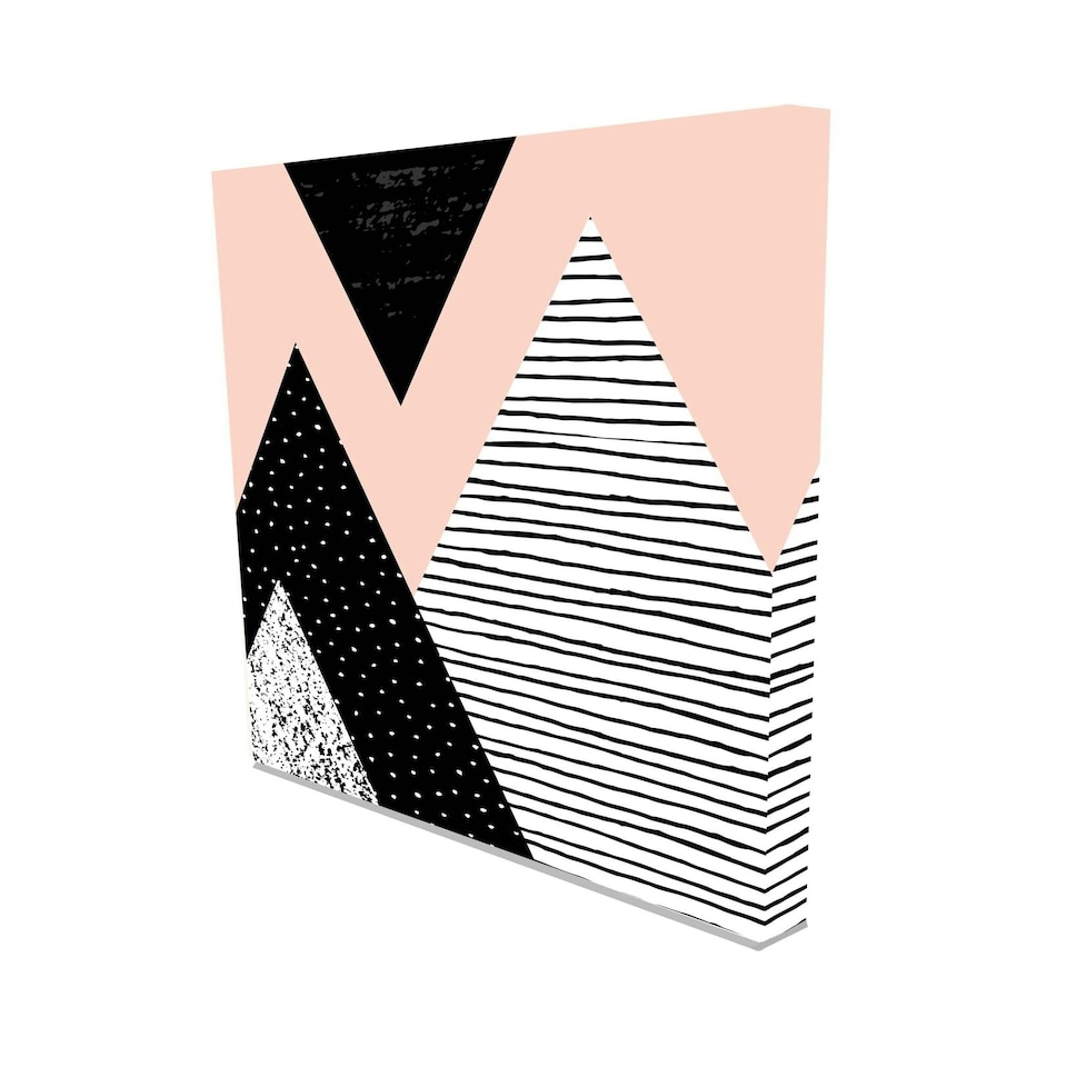 image 1 of Twin Geo Shapes (Canvas print) 50cm x 35cm