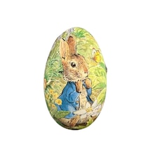 Elite Tins Peter Rabbit Easter Egg Tin with Jelly Beans - Choice of Design