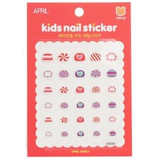 April Kids Nail Sticker - # A023k - 1pack Multi