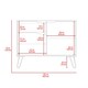 image 6 of Core Products Manhattan, Small Sideboard With 2 Doors & 1 Drawer H80cm x W99.2cm x D39cm Brown