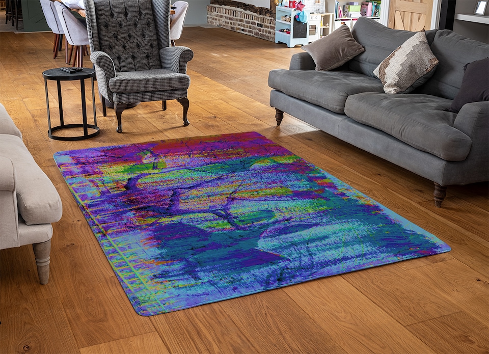 image 1 of Tree Growth Rug | Multi