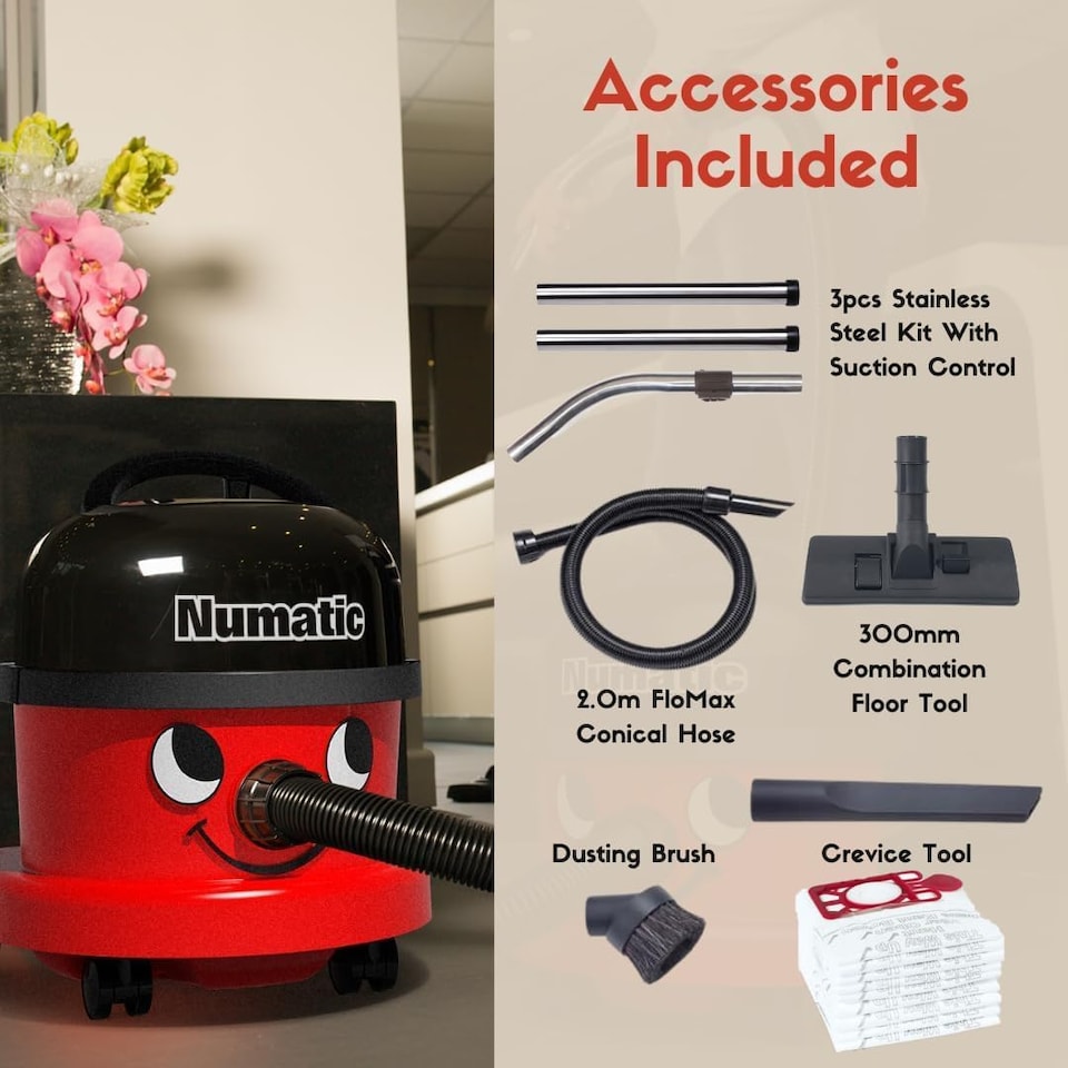 image 1 of Numatic NRV240-11 Henry Vacuum Cleaner + 10 bags