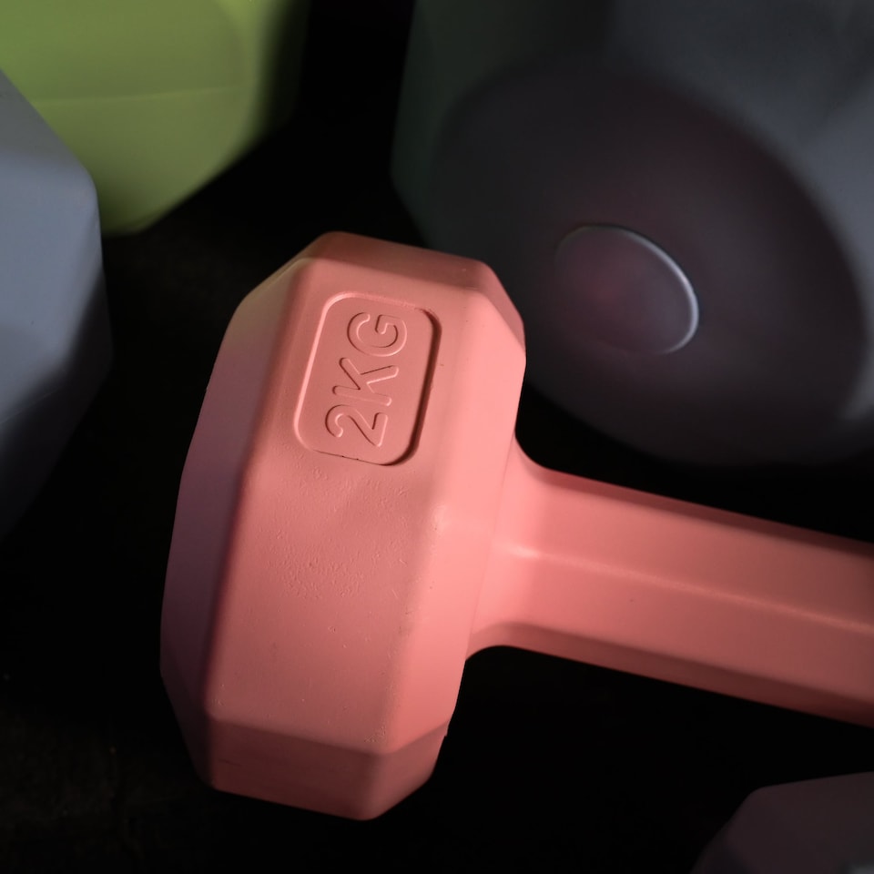 image 1 of GymSets Vinyl Dumbbell – Home Gym Fitness & Strength Training
