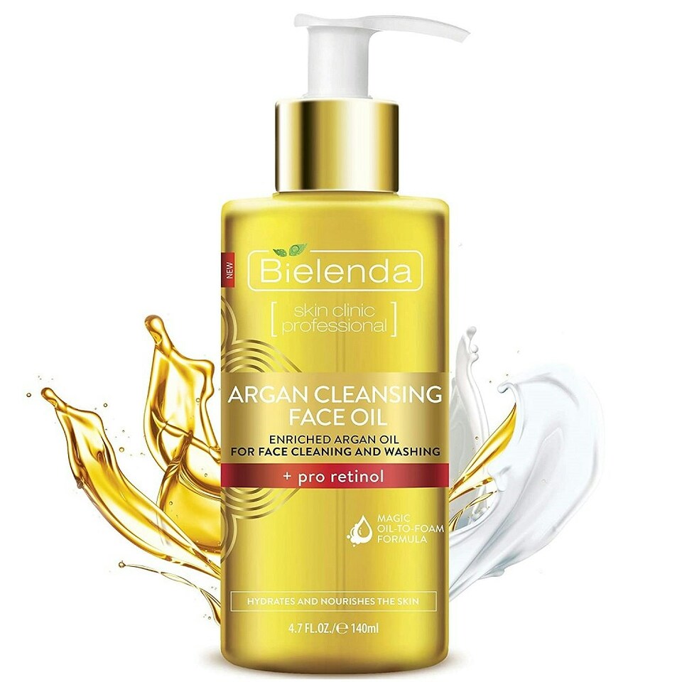 image 1 of Bielenda Agran Cleansing Face Oil with Pro-Retinol 140ml