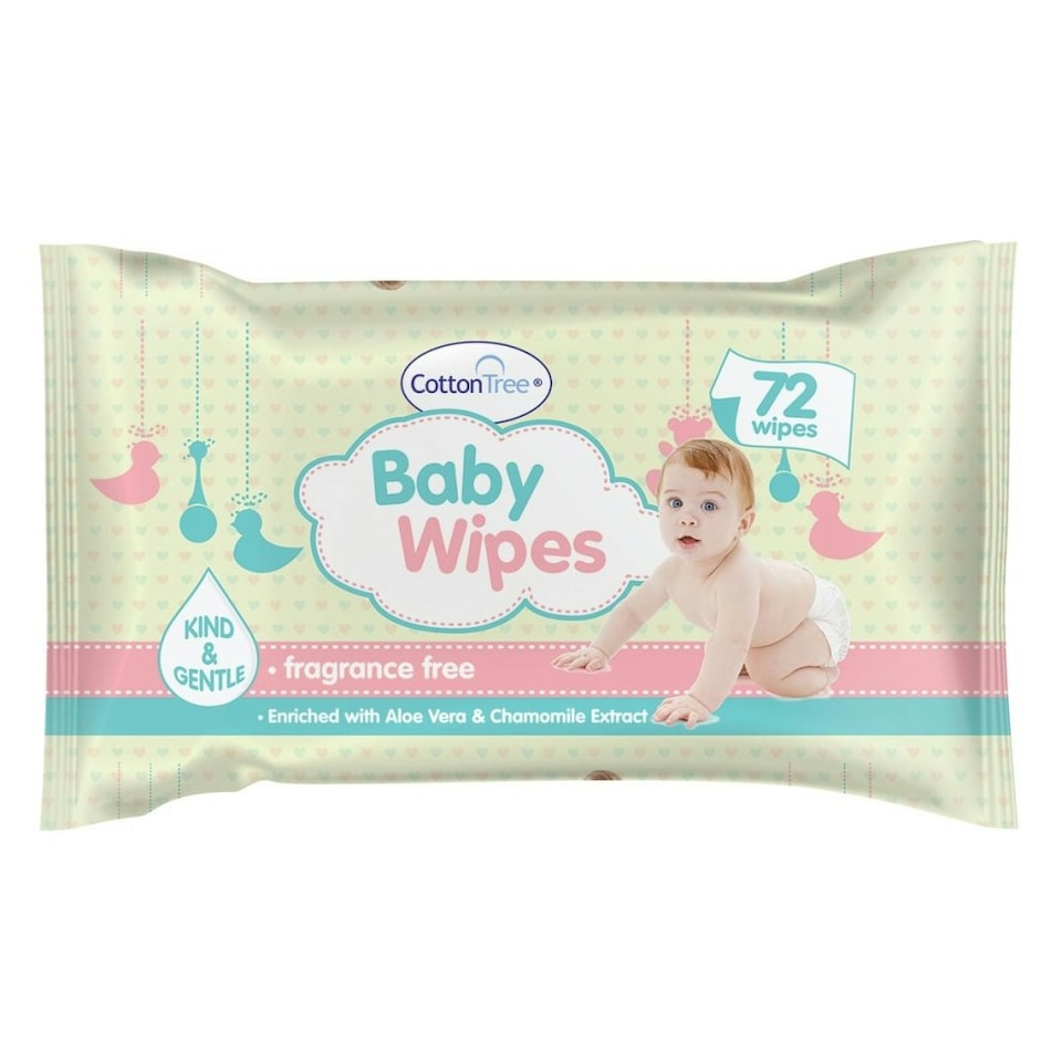 Pack of 72 Baby Wipes