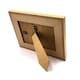 image 2 of New Baby Pregnancy Scan Wooden Photo Frame Auntie Gift Brown | Brown 5x7 | One Size