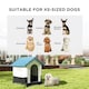 image 3 of PawHut Dog Kennel for Outside Plastic Dog House for XS Dogs, 64.5 x 57 x 66cm
