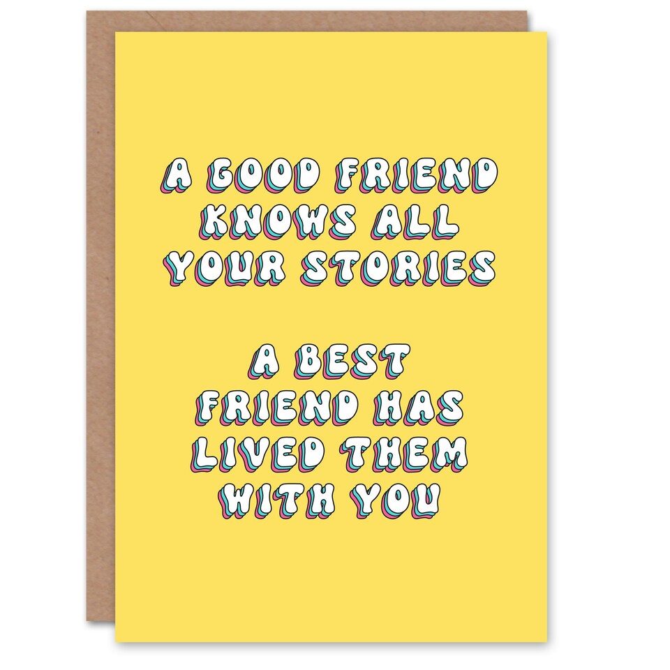 image 1 of Best Lived Your Stories Sweet Woman Friend Birthday Card