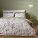 image 1 of Catherine Lansfield Brushed Grasmere Floral Cotton Reversible Duvet Cover Set Green Green | Double