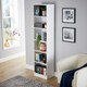 image 3 of Bookcase Display Shelf Freestanding Book Storage Unit Home Living Room Furniture | White