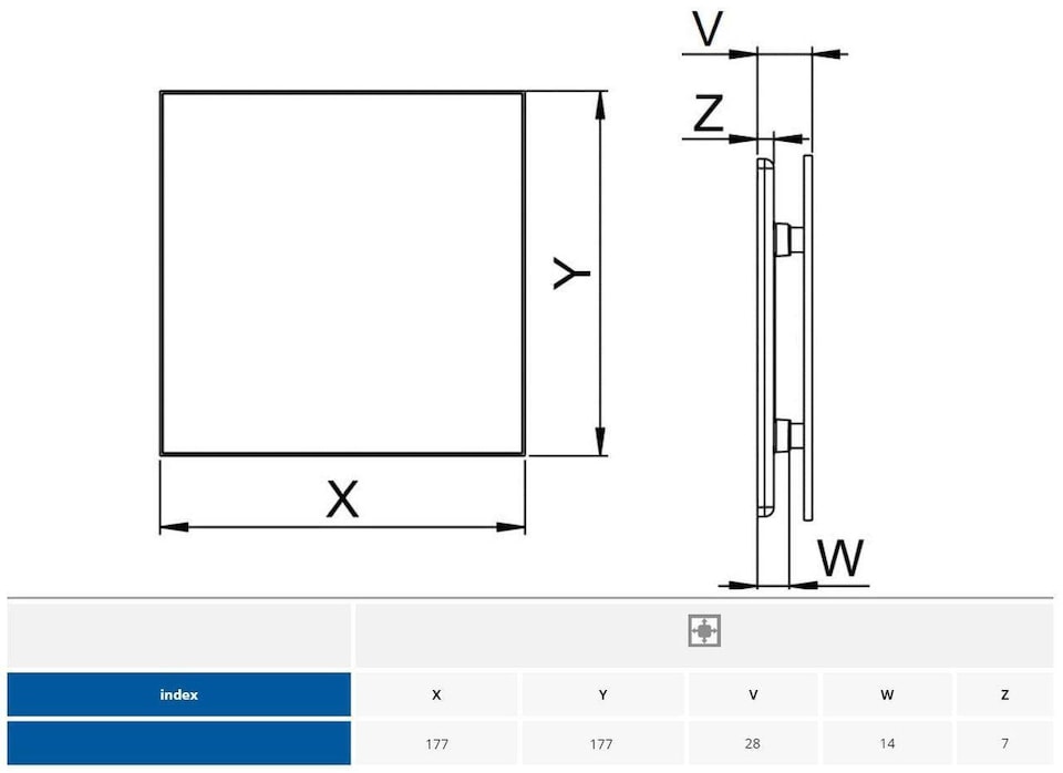 image 1 of 125mm Humidity Sensor Extractor Fan White ABS Front Panel TRAX Wall Ceiling Ventilation