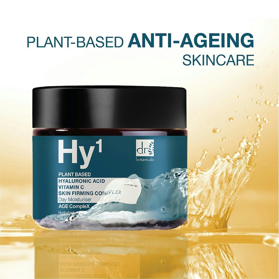image 1 of Dr Botanicals Hyaluronic Acid 1% & Vitamin C 1% & Skin Firming Complex 1% Day Moisturiser 60ml